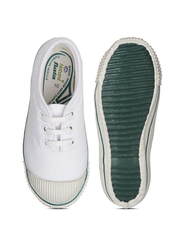 Bata Boys School Lace Up Shoes - White (13Uk) 2