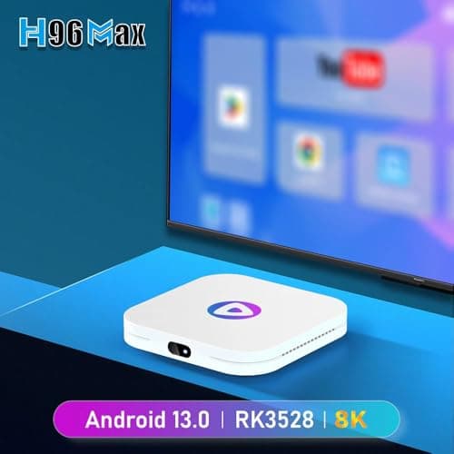 Carors M1 Max Android 13.0 TV Box, Powerful RK3528 Processor, 4K HD, Dual Band WiFi + Bluetooth 5.0 Support, 4GB RAM, 32GB ROM, 3