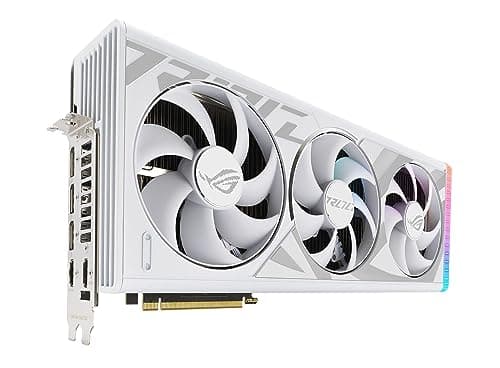 ASUS Rog Strix Geforce RTX 4090 White OC Edition Gaming Graphics Card (Pcie 4.0, 24Gb Gddr6X, HDmi 2.1A, Displayport 1.4A) pci_e_x16 3