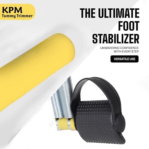 KPM India's No.1 Tummy Trimmer Double Spring Ab Exerciser with Foot Pedals & Anti-Slip Foam Handles, Full Body Home Workout Equipment for Abs, Arms, Legs & Core Fitness (Made in India) 2