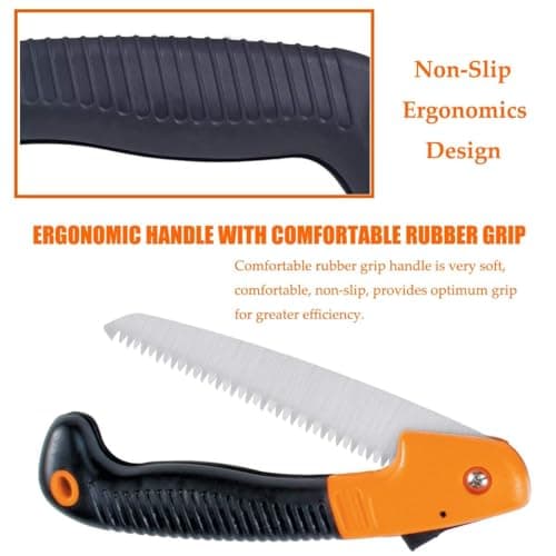 AASONS Heavy Duty Plant Cutter - Outdoor Hacksaws, 18 cm Steel Blade, Folding Saw for Patio Repair & Travel Camps 3