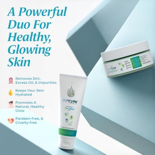 PureYou Face Wash & Gel Moisturiser Combo | Green Tea, Aloe & Cucumber | Tea Tree & Hyaluronic Acid | Refresh + Hydrate | Handled for Sensitive, Oily & Normal Skin 4