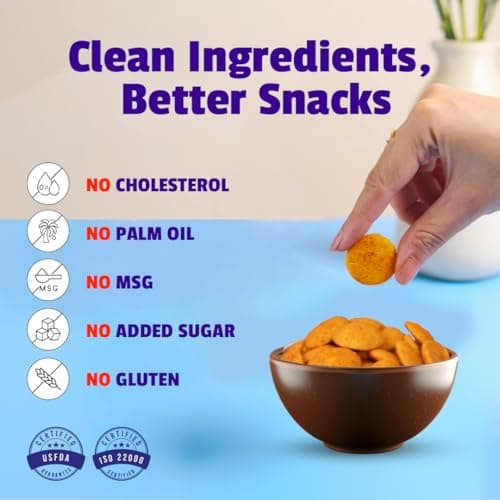 The Healthy Binge Assorted Snacks Combo - Baked Millet Chips, No Palm Oil, Protein Rich, Healthy Snacks for Kids and Adults | Chips Combo (Pack of 6) 5