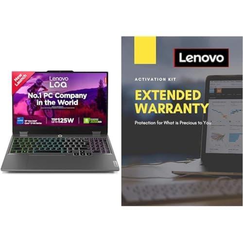 Lenovo LOQ Intel Core i7-13650HX 15.6" (39.6cm) 144Hz 300Nits FHD Gaming Laptop (16GB/512GB SSD/Win 11/NVIDIA RTX 3 1 Year Extended Warranty with Onsite Service (5WS0K75657)