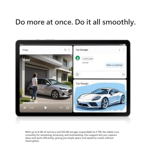 Samsung Galaxy Tab S10 Lite Wi-Fi 128GB (Gray) US Version with 128GB SD Card | 10.9″ Large Display, S Pen Included, Long Battery Life, Smooth Multi-Tasking – Ideal for Work, Study & Entertainment 5