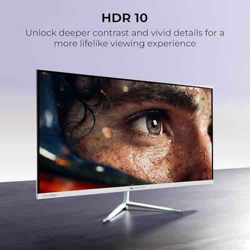 Zebronics 27 Inch QHD Gaming Monitor, 180Hz Refresh Rate, 1ms MPRT, IPS Display, 300 Nits, HDR10, 1.07B Colors, 2 x HDMI, 2 x DP, Bezel-Less Design, Built-in Speakers, Wall Mountable (A27QHD LED) 4