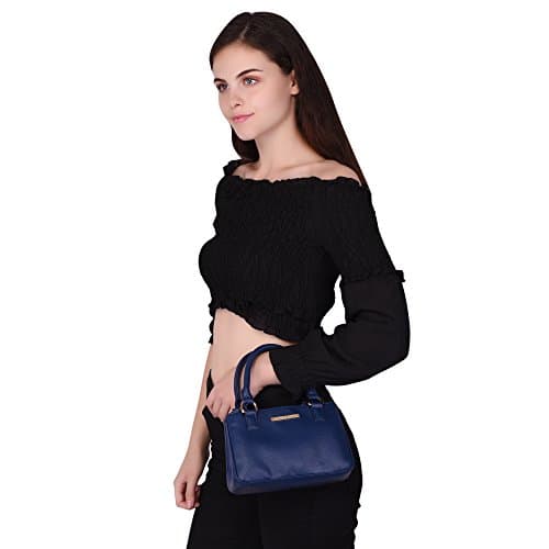 LAPIS O LUPO Zaffre Women’s Small Handbag (LLHB0035BL Blue) 6