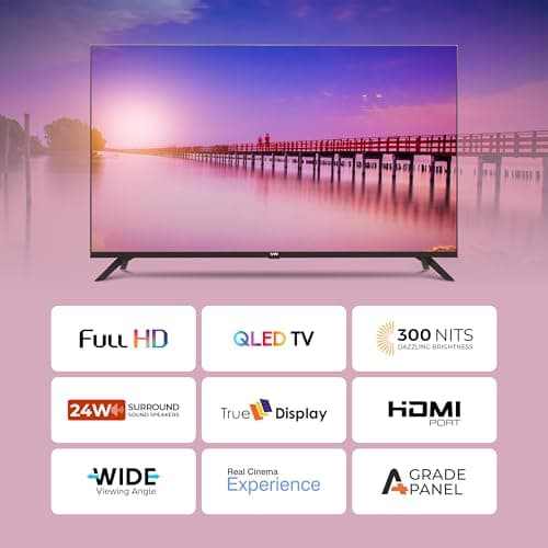 VW 100 cm (40 inches) Frameless Series HD Ready QLED TV VW40S1 3