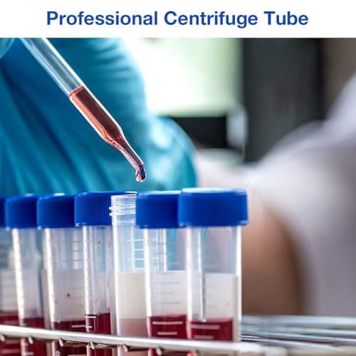 MICROFILL 15ml Centrifuge Tubes (Pack of 50) – Sterile & Leak-Proof Lab Tubes for Scientific & Research Use,Graduated Centrifuge Tube, Conical Bottom, Polypropylene For Medical use,Research Centre and 4
