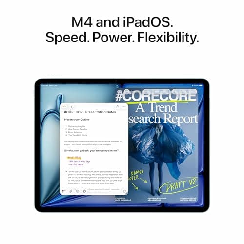 Apple iPad Air 27.59 cm (11″) (M4): Liquid Retina Display, 128 GB, 12MP Front/Back Camera, Wi-Fi 7 with Apple N1, Touch ID, All-Day Battery Life — Space Gray 3