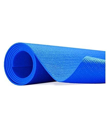 Fitness Exercise Gym Yoga mat 4mm Thickness with Yoga Bag & Strap for Men Women Color (Blue) 2