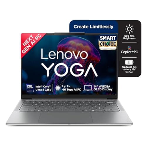 Lenovo Yoga Slim 7 Aura Edition Intel Evo Core Ultra 5 226V (16GB RAM/1TB SSD/14 (35.5cm)/WUXGA OLED/Copilot+ PC/Windows 11/Off 2 Year Onsite Warranty + Accidental Damage Protection