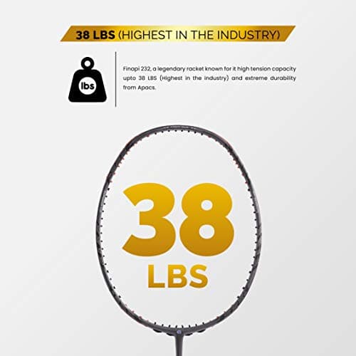 Apacs Z-Ziggler (Unstrung, 38 LBS Max Tension) 6.4mm Slim Shaft | Made in Vietnam | 100% Japanese Graphite Badminton Racket with Free Full Cover | G2-4 1/8 inches (Grey) 3