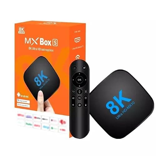 Transpeed Android 13 TV Box ATV Dual WiFi with TV Apps 8K Video BT5.0+ RK3528 4K 3D Voice Media Player Set Top Box