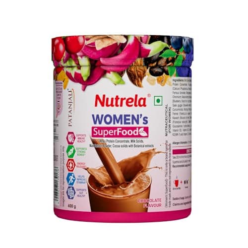 Nutrela Combo Women Superfood & Men Superfood with Whey Protein Supplement Powder (Each 400gm) 5