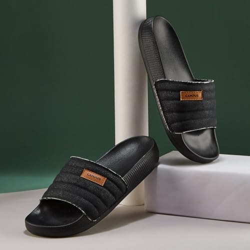 Campus Men's SL-473 BLK/DENIM Slider - 10UK/India 1Pair 2