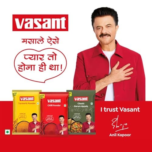 VASANT Masala Tea Combo Pack of 2 100Gram, Chai Masala 50Gram Each, Kadak Chai Masala, Tea Masala, Masala Chai, Ginger, Black Pepper, Cardamom, Cloves, Indian Spices, Vegetarian 5