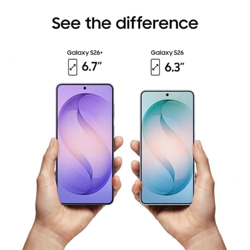 Samsung Galaxy S26 5G (White, 12GB RAM, 256GB Storage) | Exynos 2600 Processor | 50MP + 12MP Dual Camera | 12MP Front Camera | 6.3" Full HD+ Display | 4300mAh Battery 5