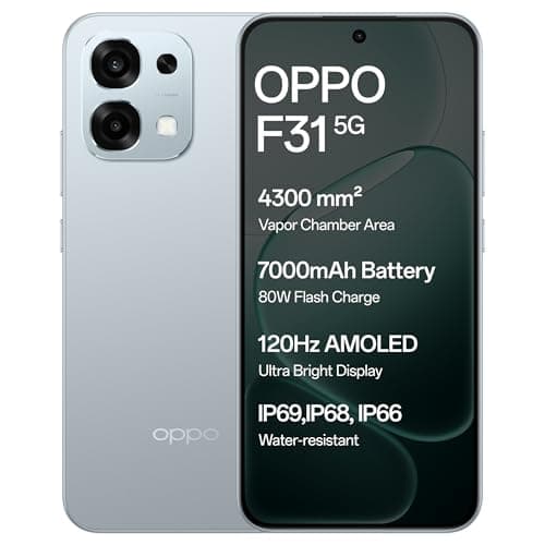 Oppo F31 5G (Cloud Green, 8GB RAM, 128GB Storage)