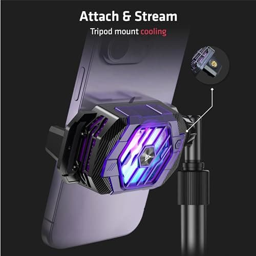 Vero Forza Arctic Pro V3 Mobile Cooler for Gaming, Phone Cooler, for Bgmi, Pubg, Cod, Freefire & Fortnite(iPhone/Android) 5