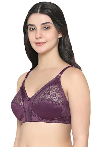 Wacoal Women’s Audrey| Non Padded | Non Wired |Full Cup|Plus Size| Pack of 2 | Full Support Bra Multicolour (36DDD) 4