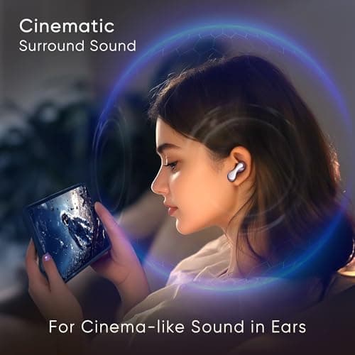 Mivi SuperPods Immersio[Flagship Launch] | Dolby Audio, 3D Soundstage, 60H Battery, AI-ENC Mic, BT 5.4 | Ear Buds Wireless with Deep Bass, Fast Charging, in-Ear Bluetooth Earbuds 3