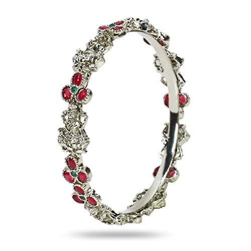 YouBella Jewellery Bangles for Women Stylish Traditional Silver Plated Bangles for Women and Girls (2.4) 3
