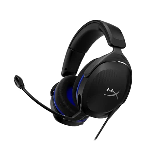 HyperX Cloud Stinger 2 Core - Gaming Headset for PlayStation, Lightweight Over-Ear Headset with mic, Swivel-to-Mute Function, 40mm Drivers - Black - (6H9B6AA)