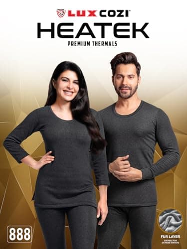 Lux Cozi HEATEK Men's Round Neck Blue Thermal Top_HEATEK_888_FSO_BLU_100_1PC 4