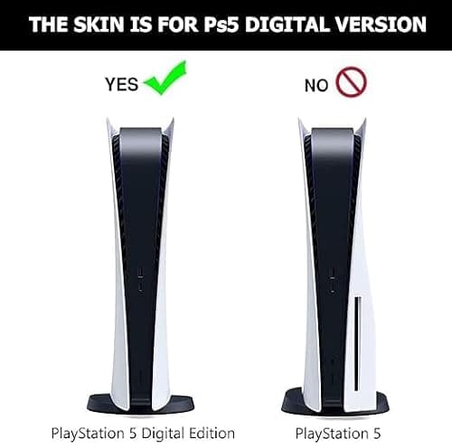 OIVO INDIA Skin Protector Compatible with Playstation5 Console Wrap Sticker Skin with 2 Wireless DualSense Controller Decal Sticker (Red,Spiderman) [Video Game] 3