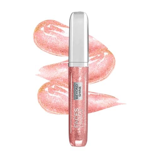 FACESCANADA Beyond Shine Lip Gloss - Gleam Dream 11, 3.8ml | Lightweight Non-Sticky Luxurious Texture For Glossy Lips | Shimmer Finish | Instant Shine | Fuller, Supple & Plump Lips | 24HR Hydration