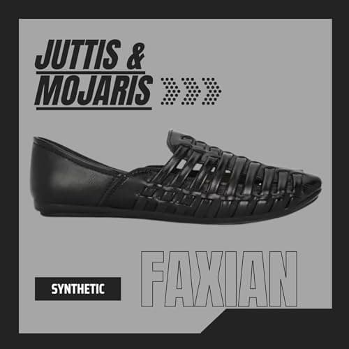 FAXIAN Men's Black Synthetic Slip_On Comfortable/Attractive & Ethnic Nagra Juttis & Mojaris 07 (UK/India) (2015) 2