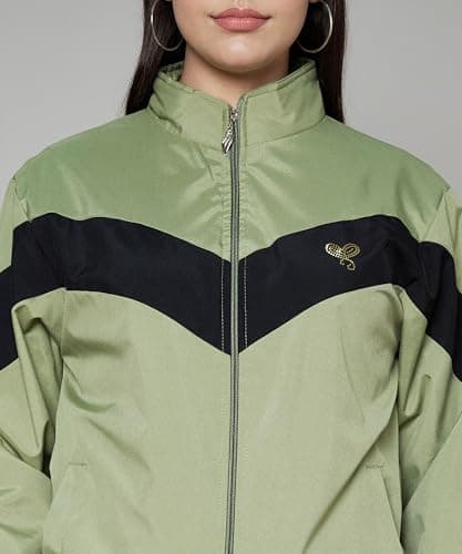 eWools Women's winterwear woolen fullsleeves Jacket (Green, 2XL) 4