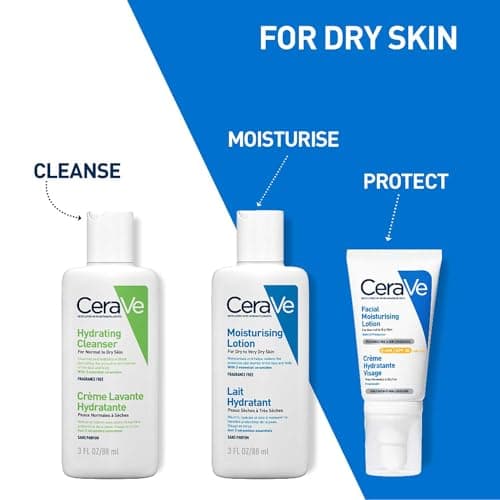 CeraVe Moisturizing Lotion For Normal to Dry Skin (88ml) - Formulated With 3 Essential Ceramides And Hyaluronic Acid | Non-Comedogenic, Oil Free And Fragrance-Free Body Lotion 6