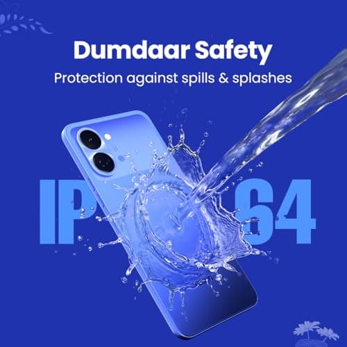 Tecno Spark GO 3 (Galaxy Blue, 4GB+64GB | Super Durability Drop Resistant & IP64 Rated | Make Calls Without Network* |Ella Al in Your Own Language | Super Smooth 120Hz 6.74" Display |5000mAh Battery 4