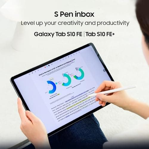 Samsung Galaxy Tab S10 FE+, S Pen in-Box, 27.7 cm (13.1 inch) Display, AI Writing, Desktop Mode, Pre Loaded Pro Apps, 8 GB RAM, 128 GB Storage, Wi-Fi Tablet, Silver 4