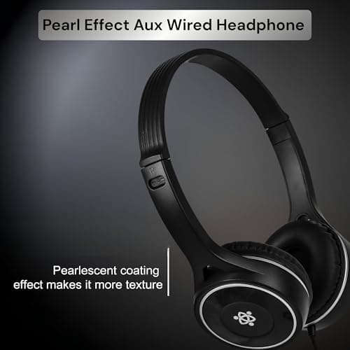 Metaind Wired 3.5 MM Headphone with Mic | Ideal for Teams, Zoom Calls & Call Center Use | Compatible with PC & Laptop | Model: Meta_MT30_3.5MM (Black) 2