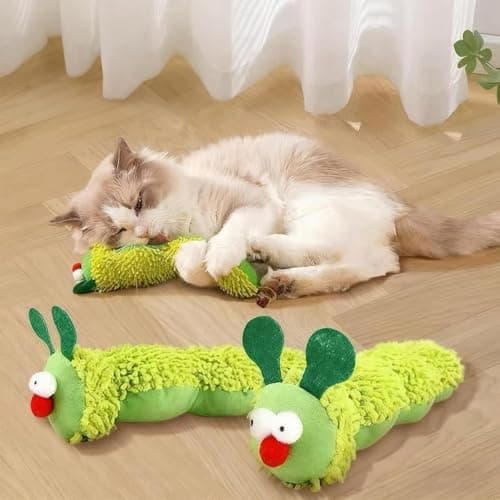 Sichumaria Cat Toys,Catnip Toys for Cats,Caterpillar Cat Toy for Indoor Cats, Chew Toy for Dental Health 3