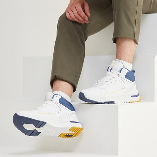 Campus Men's OG-23 PRO Sneakers WHT/R.Slate - 8UK/India 3