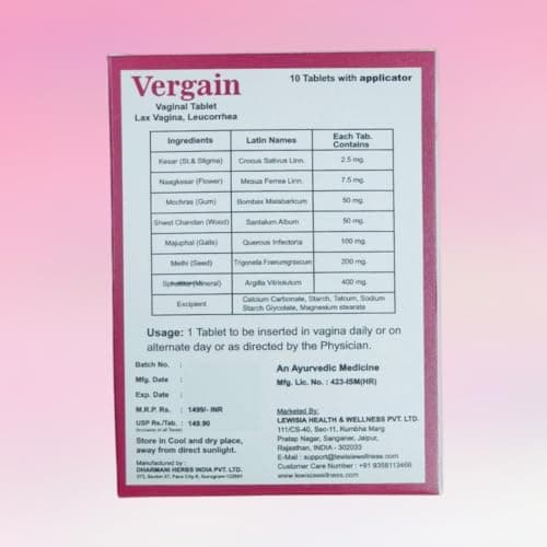Vergain – Intimate Firmness & Freshness Support Tablets 3
