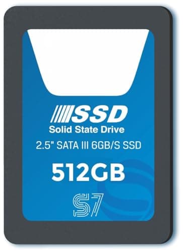 A1TECH 512GB 2.5 Inch SATA Internal SSD - Read: 550MB/s & Write: 500MB/s - Solid-State Drive 5 Year Warranty (512, GB)