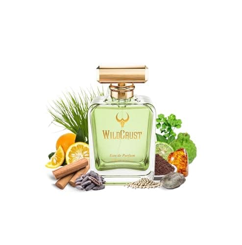 Wildcrust Vetiver Perfume for Men 50ml | Long Lasting Fresh Earthy & Woody khus Fragrance | Premium Clean Green Masculine Scent | Intense Men's Perfume for Daily Office, Business & Summer Wear
