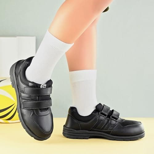Centrino School Shoes 8121-1_Black_13_Kids 2