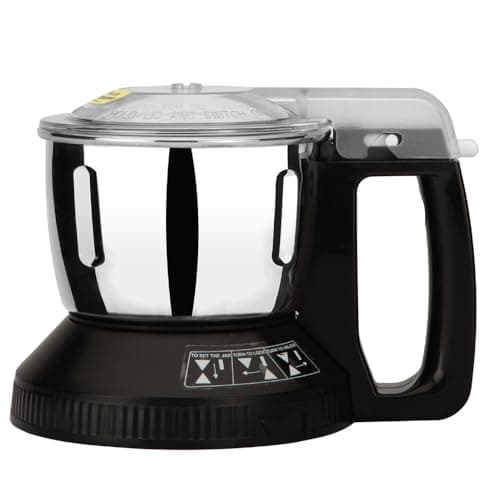 Panasonic AC-310MA 600 ML Multi Jar Steel with Safety Lock (Black) (Suitable for MX Series Models AC560, AC555, AC460, AC400, AC360, AC350, AC310, AC300, AC250, AC220, AC210)