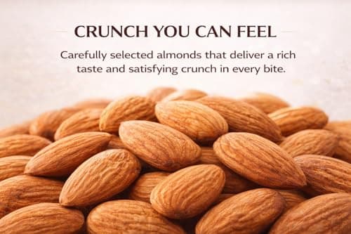 Aurio Premium Almonds (Badam) 250g | 100% Natural, Crunchy & Fresh | High in Protein & Fibre | Healthy Dry Fruits (250g) 2