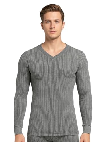 Lux Cozi HEATEK Charcoal Melange Thermal Top_HEATEK_333_FSV_CM_95_1PC