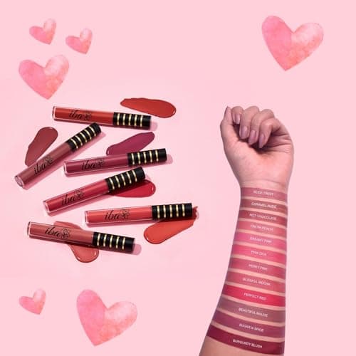 Iba Maxx Matte Liquid Lipstick- Blissful Mocha | Infused with Vitamin E & Almond Oil | Transfer Proof & Long Lasting | Waterproof & Smudge Proof | Velvet Matte Finish & Highly Pigmented | Lightweight  5