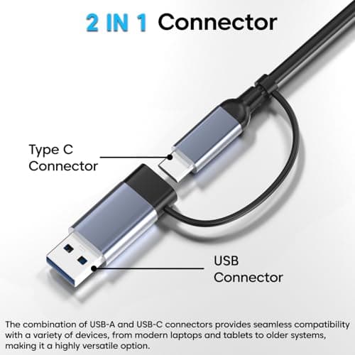 Sounce USB + Type C 4 Port USB Hub 3.0 with 5 Gbps Superspeed Data Transmission,1*USB 3.0 Ports, 3*USB 2.0 Port,Sleek Metal Design Type c hub for Laptop, MacBook, chromebook & Smartphones (Grey) 5