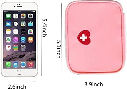 REETIK FASHION HUB (1Pcs) Medicine Storage Bag Small Portable First aid Storage Medical Kits for Outdoor Activities and Sport (Multicolor) 2
