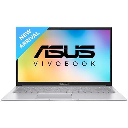 ASUS Vivobook 15, (i5 14th Gen) Intel Core 5 120U,Thin & Light Laptop (16GB RAM/512GB SSD/FHD/15.6"/60Hz/Backlit Keyboard/Windows 11/Office 2021/Cool Silver/1.70 kg) X1504VAP-BQ224WS